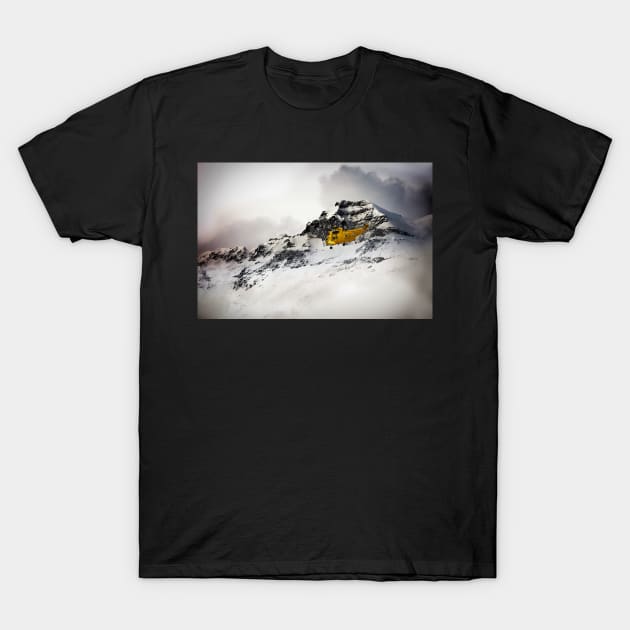 Sea King Mountain Rescue T-Shirt by aviationart